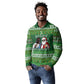 Black Jesus Merry Christmas Long Sleeve Polo Shirt Santa Claus Africa - Religious Faith Holiday