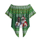 Black Jesus Merry Christmas Off Shoulder Wrap Waist Top Santa Claus Africa - Religious Faith Holiday