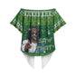 Black Jesus Merry Christmas Off Shoulder Wrap Waist Top Santa Claus Africa - Religious Faith Holiday