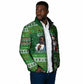 Black Jesus Merry Christmas Padded Jacket Santa Claus Africa - Religious Faith Holiday