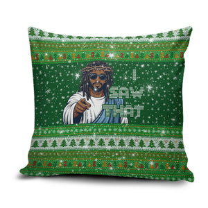Black Jesus Merry Christmas Pillow Cover Santa Claus Africa - Religious Faith Holiday