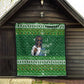 Black Jesus Merry Christmas Quilt Santa Claus Africa - Religious Faith Holiday