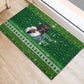 Black Jesus Merry Christmas Rubber Doormat Santa Claus Africa - Religious Faith Holiday