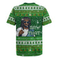 Black Jesus Merry Christmas Rugby Jersey Santa Claus Africa - Religious Faith Holiday