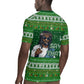Black Jesus Merry Christmas Rugby Jersey Santa Claus Africa - Religious Faith Holiday