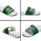 Black Jesus Merry Christmas Slide Sandals Santa Claus Africa - Religious Faith Holiday