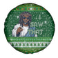 Black Jesus Merry Christmas Spare Tire Cover Santa Claus Africa - Religious Faith Holiday