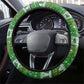 Black Jesus Merry Christmas Steering Wheel Cover Santa Claus Africa - Religious Faith Holiday