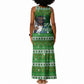 Black Jesus Merry Christmas Tank Maxi Dress Santa Claus Africa - Religious Faith Holiday