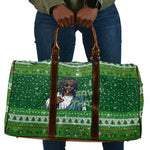 Black Jesus Merry Christmas Travel Bag Santa Claus Africa - Religious Faith Holiday