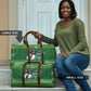 Black Jesus Merry Christmas Travel Bag Santa Claus Africa - Religious Faith Holiday