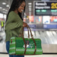 Black Jesus Merry Christmas Travel Bag Santa Claus Africa - Religious Faith Holiday