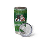 Black Jesus Merry Christmas Tumbler Cup Santa Claus Africa - Religious Faith Holiday