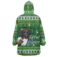 Black Jesus Merry Christmas Wearable Blanket Hoodie Santa Claus Africa - Religious Faith Holiday