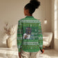 Black Jesus Merry Christmas Women Casual Shirt Santa Claus Africa - Religious Faith Holiday