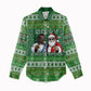 Black Jesus Merry Christmas Women Casual Shirt Santa Claus Africa - Religious Faith Holiday