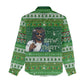 Black Jesus Merry Christmas Women Casual Shirt Santa Claus Africa - Religious Faith Holiday