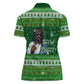 Black Jesus Merry Christmas Women Polo Shirt Santa Claus Africa - Religious Faith Holiday