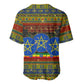 Ethiopian Melkam Genna Jesus Christmas Baseball Jersey Melkam Genna Ethiopian Flag Jesus Christ
