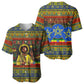 Ethiopian Melkam Genna Jesus Christmas Baseball Jersey Melkam Genna Ethiopian Flag Jesus Christ