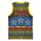 Ethiopian Melkam Genna Jesus Christmas Basketball Jersey Melkam Genna Ethiopian Flag Jesus Christ