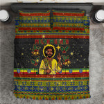 Ethiopian Melkam Genna Jesus Christmas Bedding Set Melkam Genna Ethiopian Flag Jesus Christ