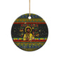 Ethiopian Melkam Genna Jesus Christmas Ceramic Ornament Melkam Genna Ethiopian Flag Jesus Christ