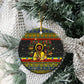 Ethiopian Melkam Genna Jesus Christmas Ceramic Ornament Melkam Genna Ethiopian Flag Jesus Christ