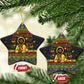Ethiopian Melkam Genna Jesus Christmas Ceramic Ornament Melkam Genna Ethiopian Flag Jesus Christ