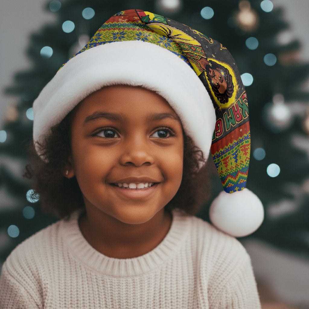Ethiopian Melkam Genna Jesus Christmas Santa Hat Melkam Genna Ethiopian Flag Jesus Christ