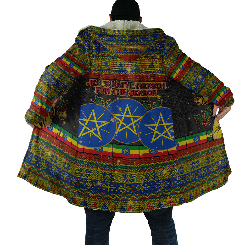 Ethiopian Melkam Genna Jesus Christmas Cloak Melkam Genna Ethiopian Flag Jesus Christ