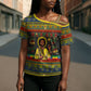 Ethiopian Melkam Genna Jesus Christmas Cross Shoulder Shirt Melkam Genna Ethiopian Flag Jesus Christ