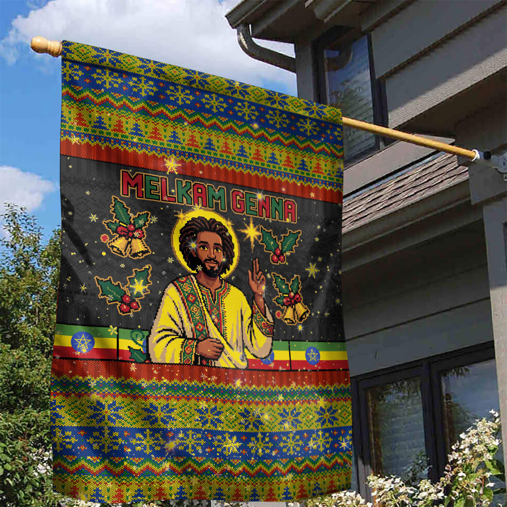 Ethiopian Melkam Genna Jesus Christmas Garden Flag Melkam Genna Ethiopian Flag Jesus Christ