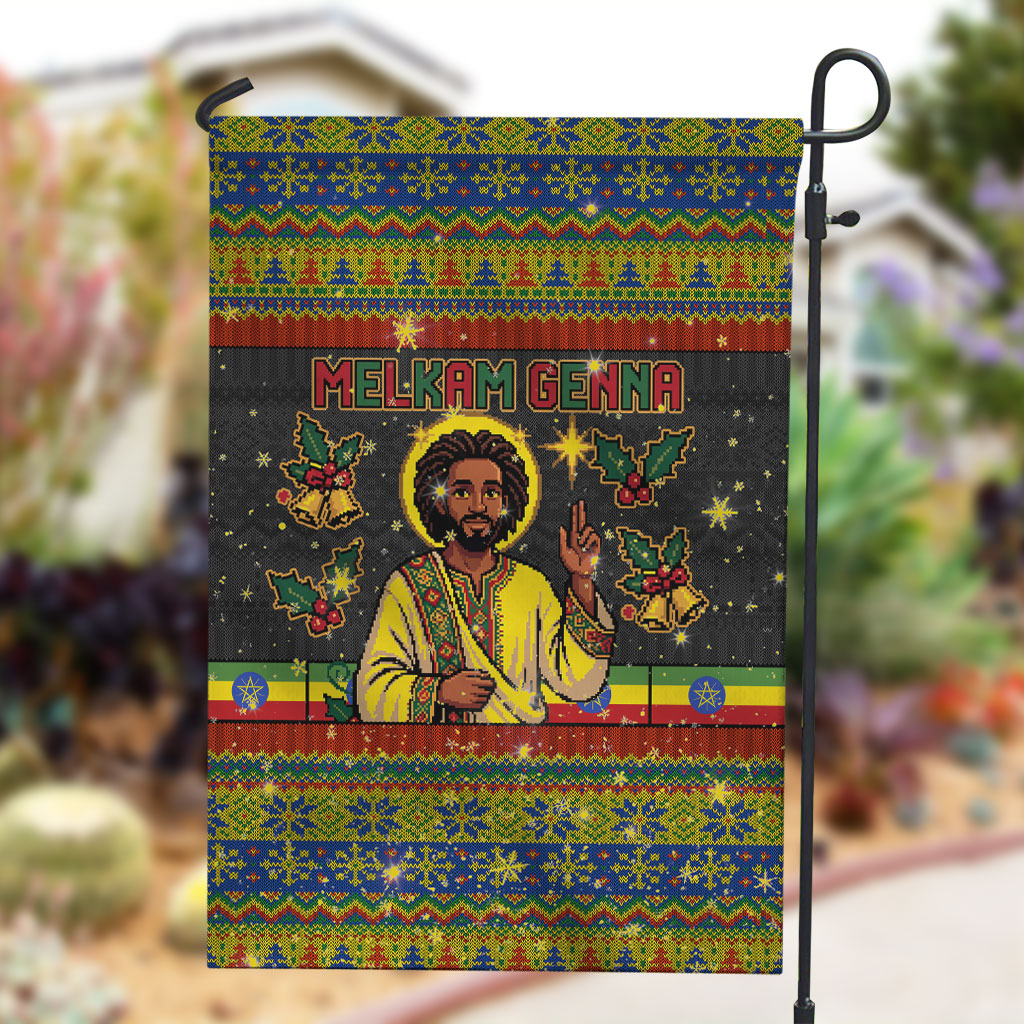 Ethiopian Melkam Genna Jesus Christmas Garden Flag Melkam Genna Ethiopian Flag Jesus Christ