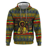 Ethiopian Melkam Genna Jesus Christmas Hoodie Melkam Genna Ethiopian Flag Jesus Christ