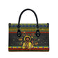 Ethiopian Melkam Genna Jesus Christmas Leather Bag Melkam Genna Ethiopian Flag Jesus Christ