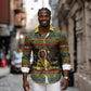 Ethiopian Melkam Genna Jesus Christmas Long Sleeve Button Shirt Melkam Genna Ethiopian Flag Jesus Christ