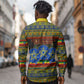 Ethiopian Melkam Genna Jesus Christmas Long Sleeve Button Shirt Melkam Genna Ethiopian Flag Jesus Christ