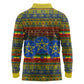 Ethiopian Melkam Genna Jesus Christmas Long Sleeve Polo Shirt Melkam Genna Ethiopian Flag Jesus Christ