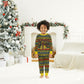 Ethiopian Melkam Genna Jesus Christmas Pajama Set Melkam Genna Ethiopian Flag Jesus Christ
