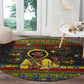 Ethiopian Melkam Genna Jesus Christmas Round Carpet Melkam Genna Ethiopian Flag Jesus Christ