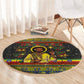 Ethiopian Melkam Genna Jesus Christmas Round Carpet Melkam Genna Ethiopian Flag Jesus Christ