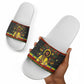 Ethiopian Melkam Genna Jesus Christmas Slide Sandals Melkam Genna Ethiopian Flag Jesus Christ