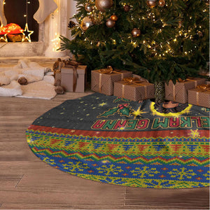 Ethiopian Melkam Genna Jesus Christmas Tree Skirt Melkam Genna Ethiopian Flag Jesus Christ
