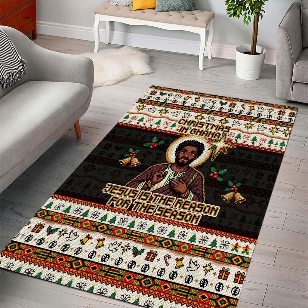 Ghana Jesus Christmas Area Rug Ghana Coat Of Arms Jesus Christ Art