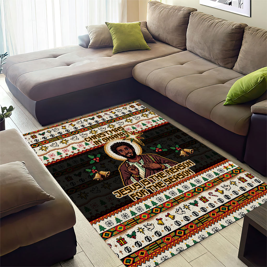 Ghana Jesus Christmas Area Rug Ghana Coat Of Arms Jesus Christ Art