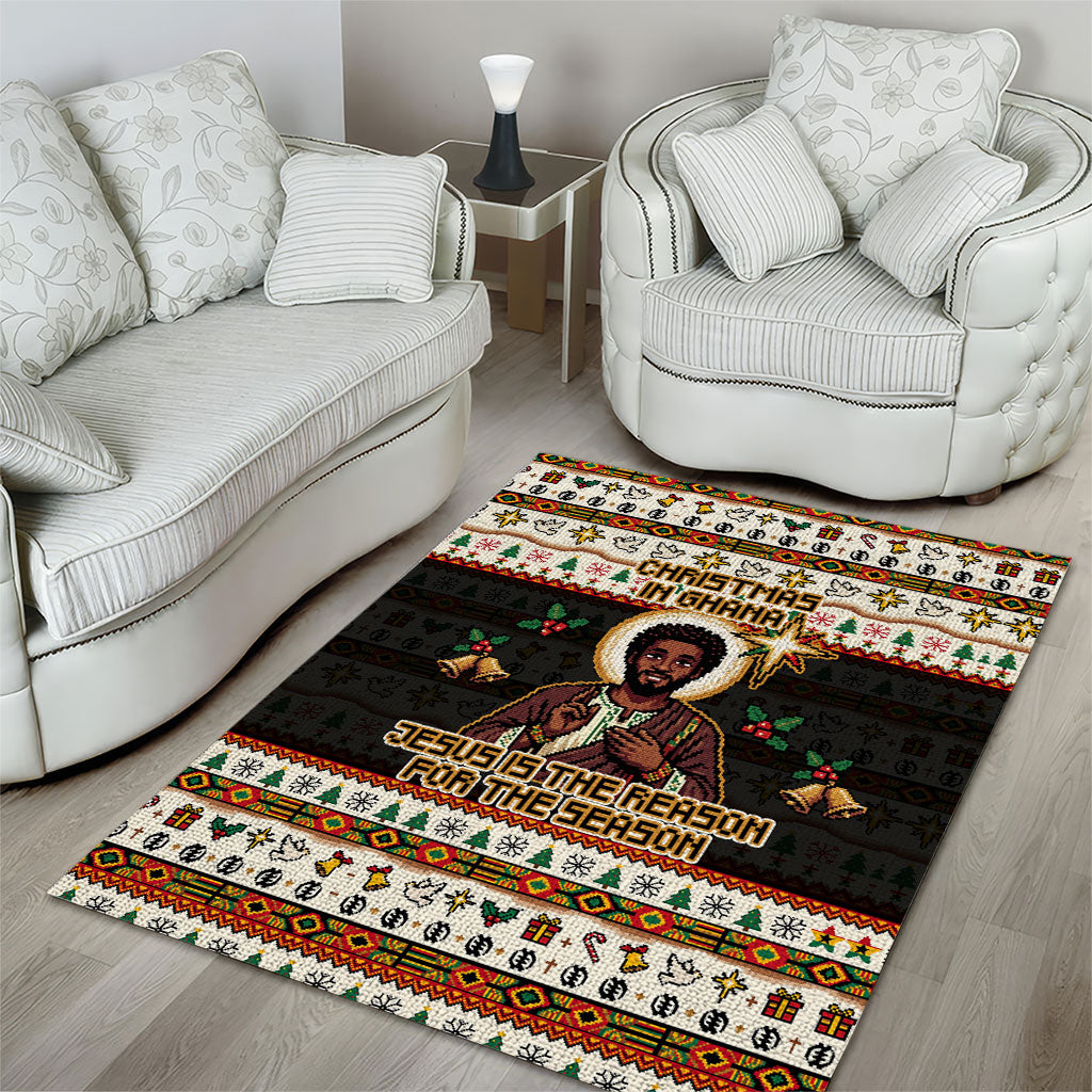 Ghana Jesus Christmas Area Rug Ghana Coat Of Arms Jesus Christ Art