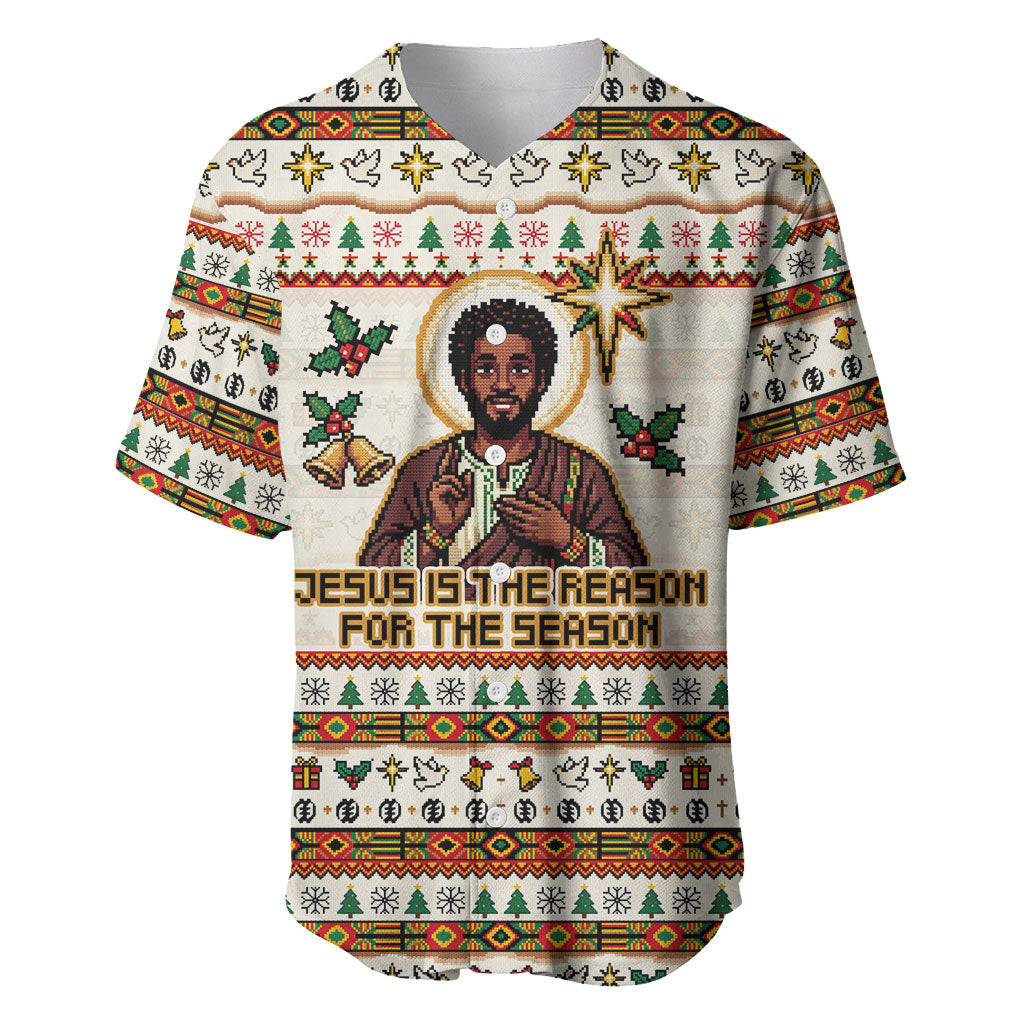 Ghana Jesus Christmas Baseball Jersey Ghana Coat Of Arms Jesus Christ Art