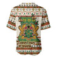 Ghana Jesus Christmas Baseball Jersey Ghana Coat Of Arms Jesus Christ Art