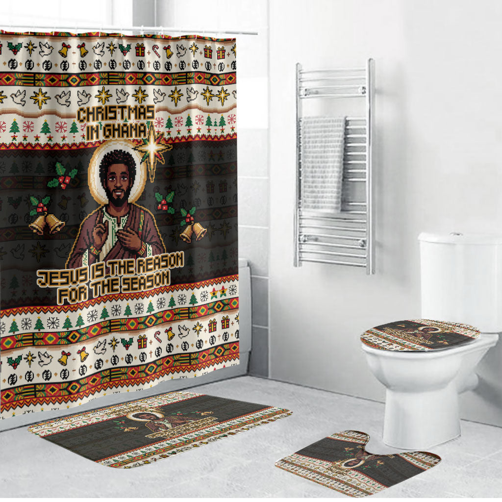 Ghana Jesus Christmas Bathroom Set Ghana Coat Of Arms Jesus Christ Art